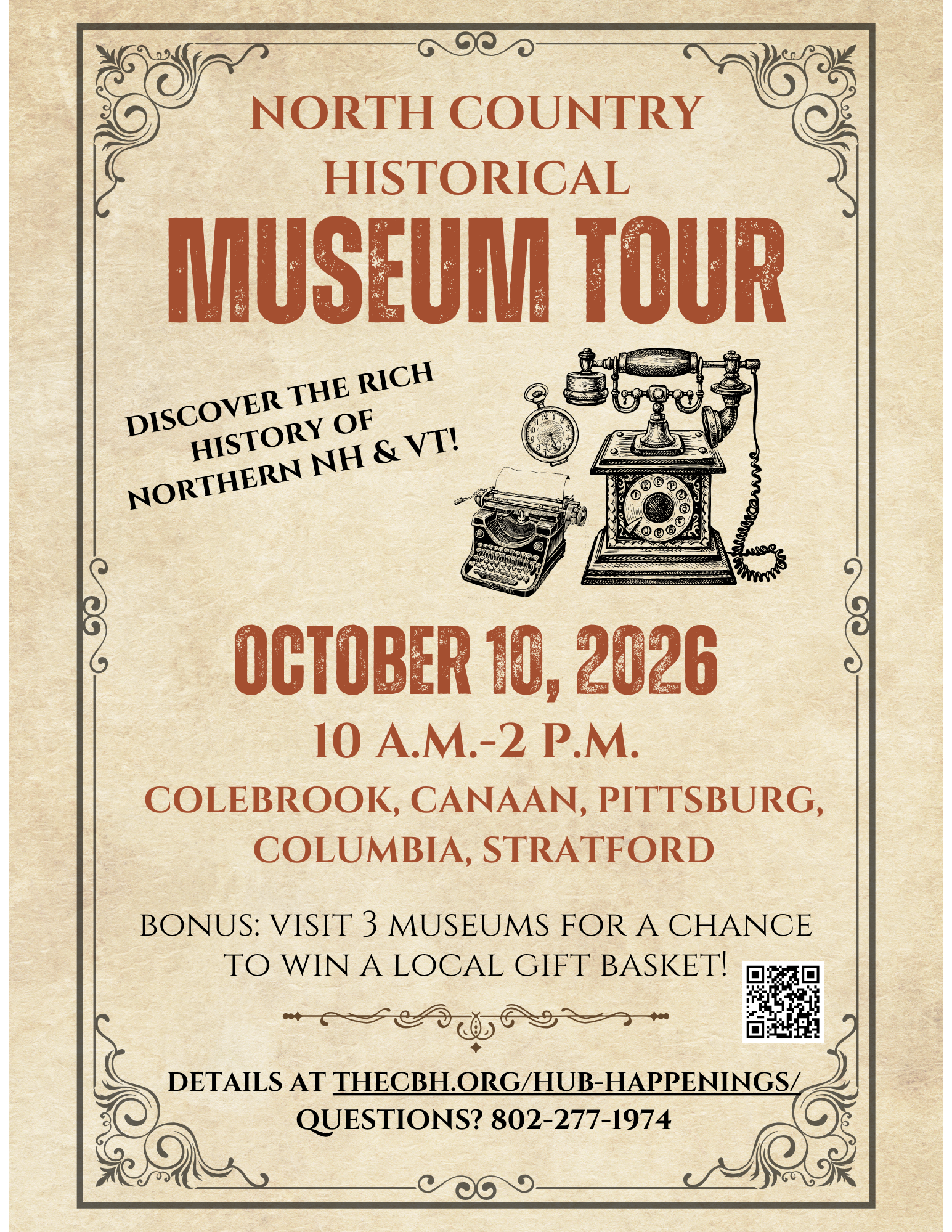 Historical Museum Tour flyer